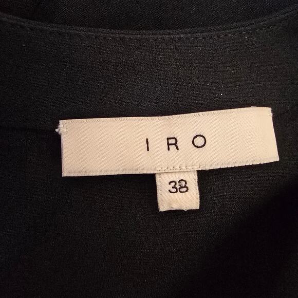 IRO Alis Lace-Up V-Neck Blouse - Picture 6 of 13